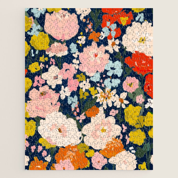 bright & tiny - blue Jigsaw Puzzle Gallery Image 1