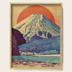 The Red Sunrise at Dayai Shore - Nature Landscape Serving Tray Gallery Image 1