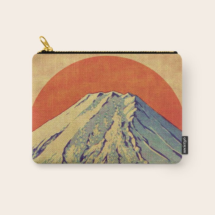 The Red Sunrise at Dayai Shore - Nature Landscape Carry All Pouch Gallery Image 1