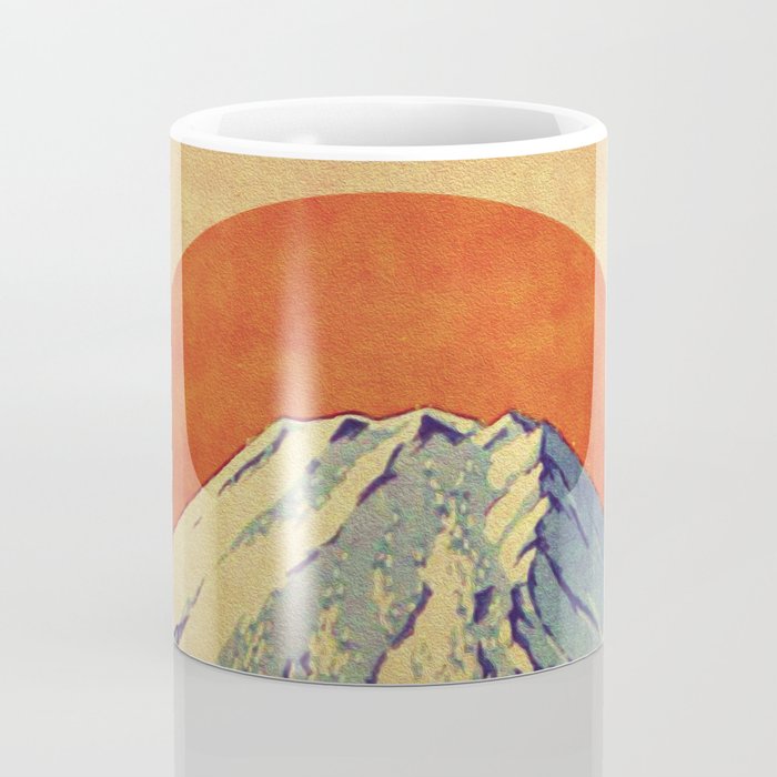 The Red Sunrise at Dayai Shore - Nature Landscape Coffee Mug Gallery Image 4