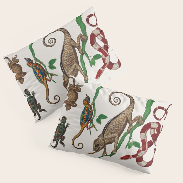 Albertus Seba Iguana And Snakes Pillow Sham Gallery Image 3