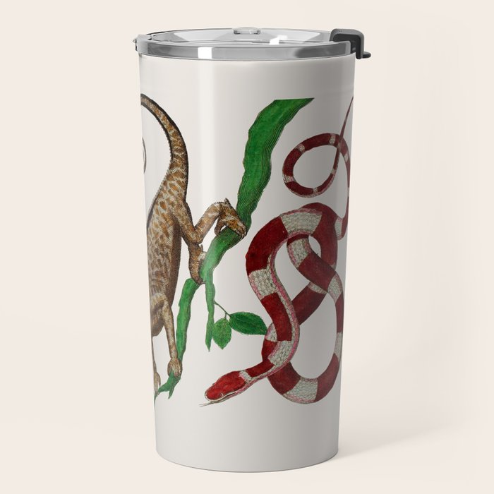 Albertus Seba Iguana And Snakes Travel Mug Gallery Image 2