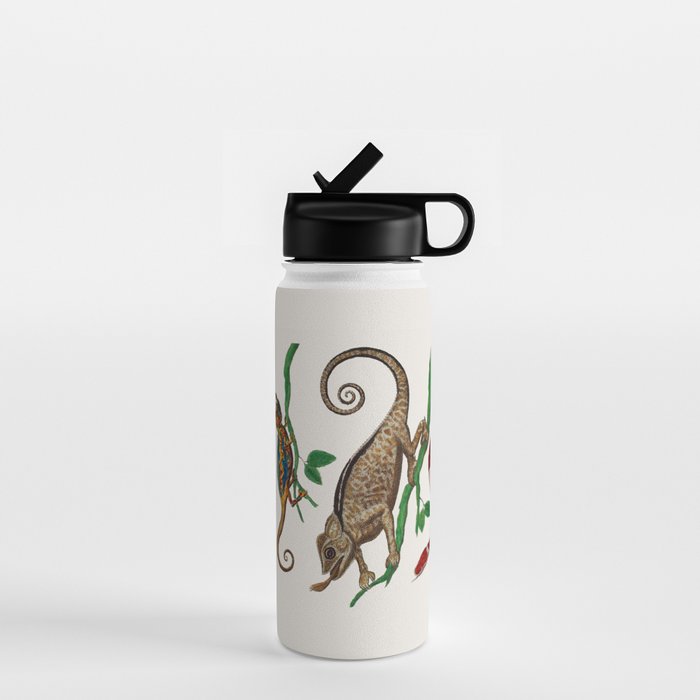 Albertus Seba Iguana And Snakes Water Bottle Gallery Image 1