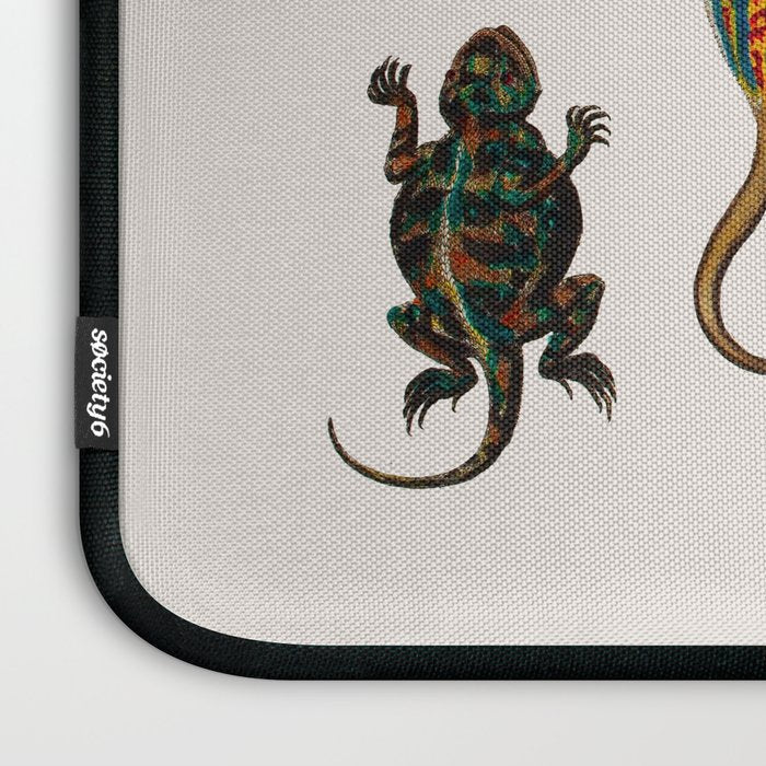 Albertus Seba Iguana And Snakes Laptop Sleeve Gallery Image 3