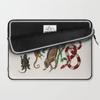 Albertus Seba Iguana And Snakes Laptop Sleeve Gallery Image 2