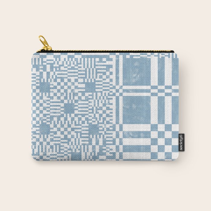 Retro Checkered Squares B Carry All Pouch Gallery Image 1