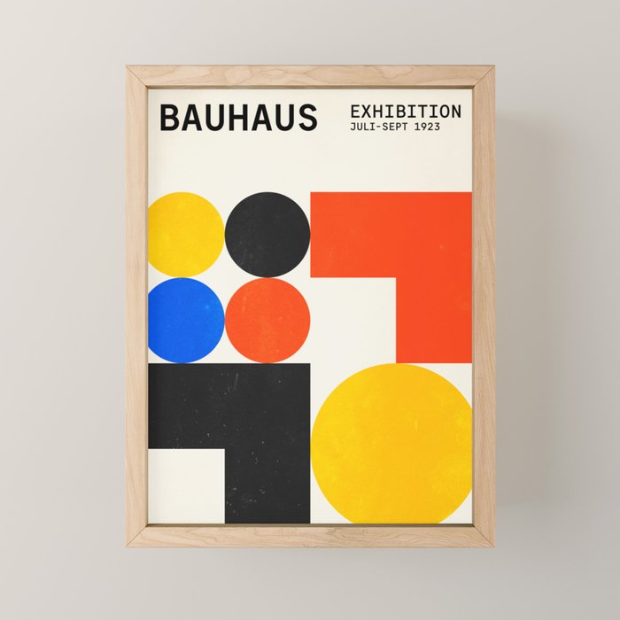 Balance 03: Bauhaus Mid-Century Edition Mini Art Print Gallery Image 1