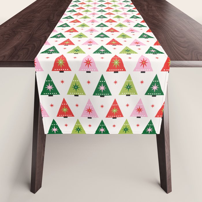 Merry Christmas Tree Table Runner Gallery Image 1