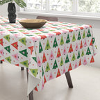 Merry Christmas Tree Tablecloth Gallery Image 3