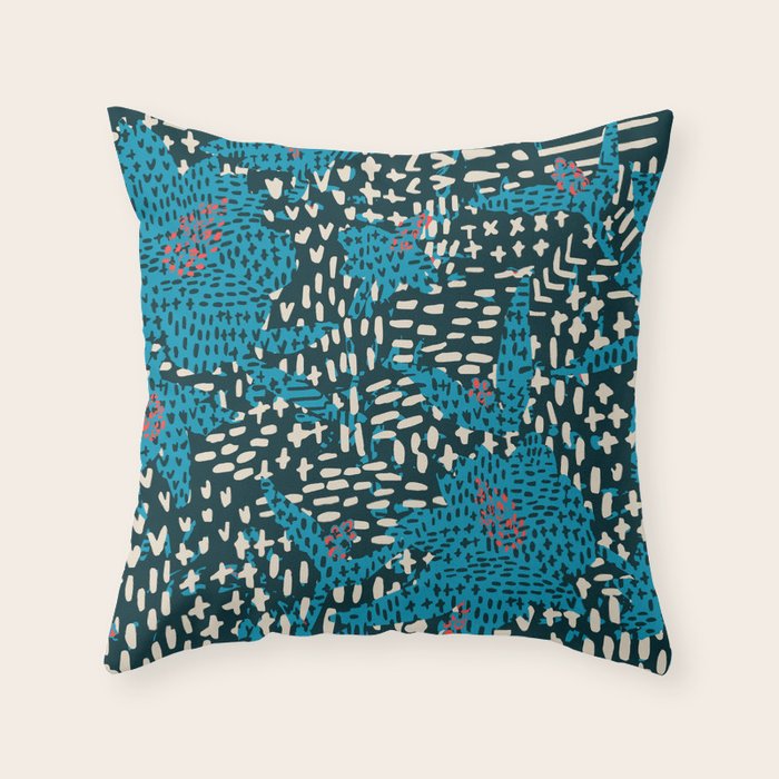 BAZAAR COSMICA PRARIE Throw Pillow Gallery Image 1
