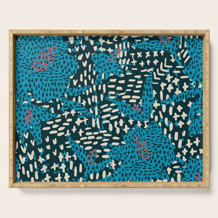 BAZAAR COSMICA PRARIE Serving Tray Gallery Image 1