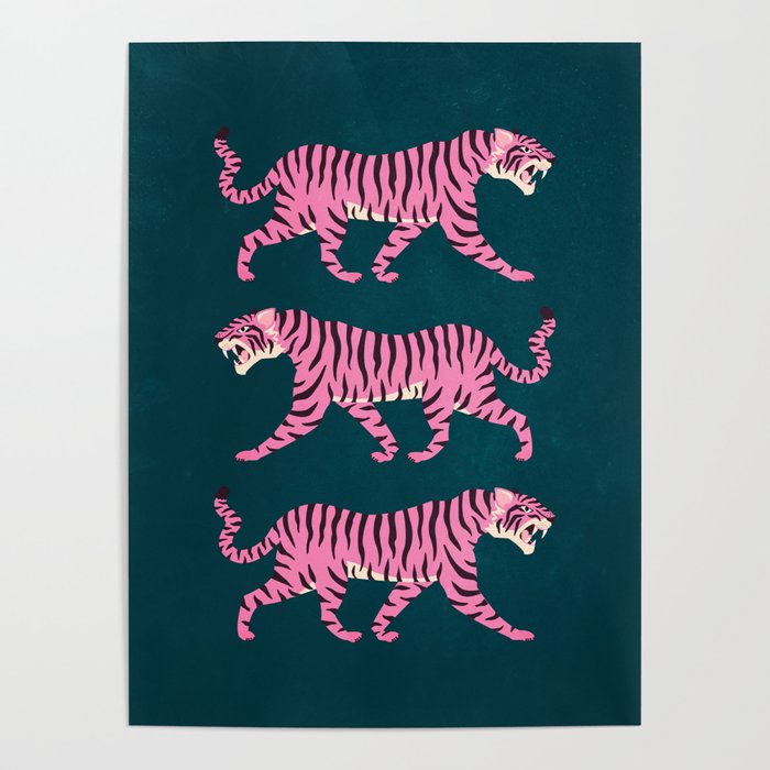 Fierce: Night Race Pink Tiger Edition Poster Gallery Image 1
