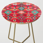 Epic Red Oriental Anthropologie Berber Atlas Moroccan Style Side Table Gallery Image 2