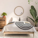 Mid Century Black Mustard  Comforter Gallery Image 3