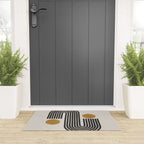 Mid Century Black Mustard  Welcome Mat Gallery Image 3