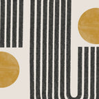 Mid Century Black Mustard  Coffee Mug Gallery Image 2