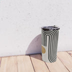 Mid Century Black Mustard  Travel Mug Gallery Image 4