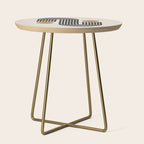Mid Century Black Mustard  Side Table Gallery Image 1
