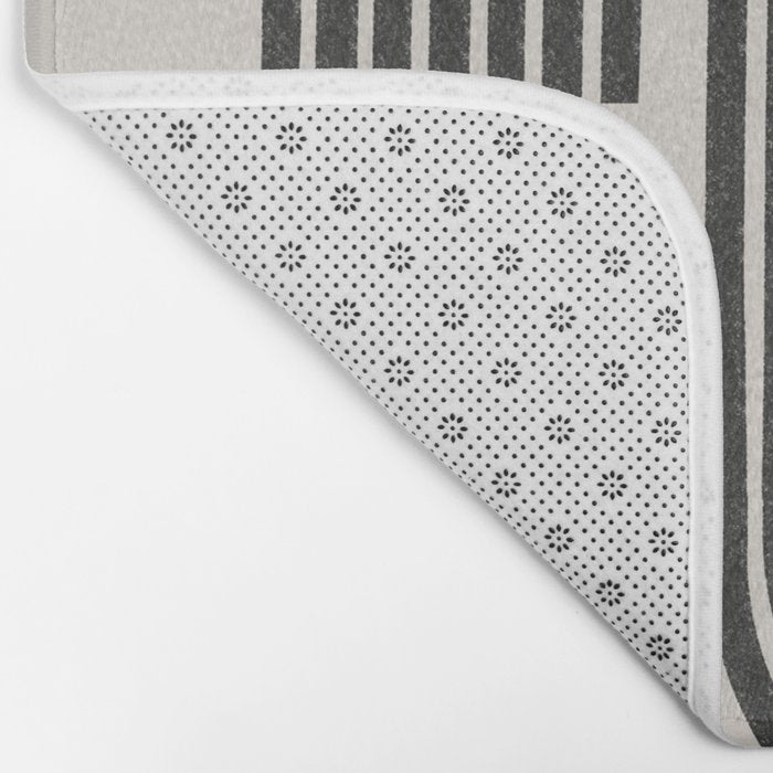 Mid Century Black Mustard  Bath Mat Gallery Image 2
