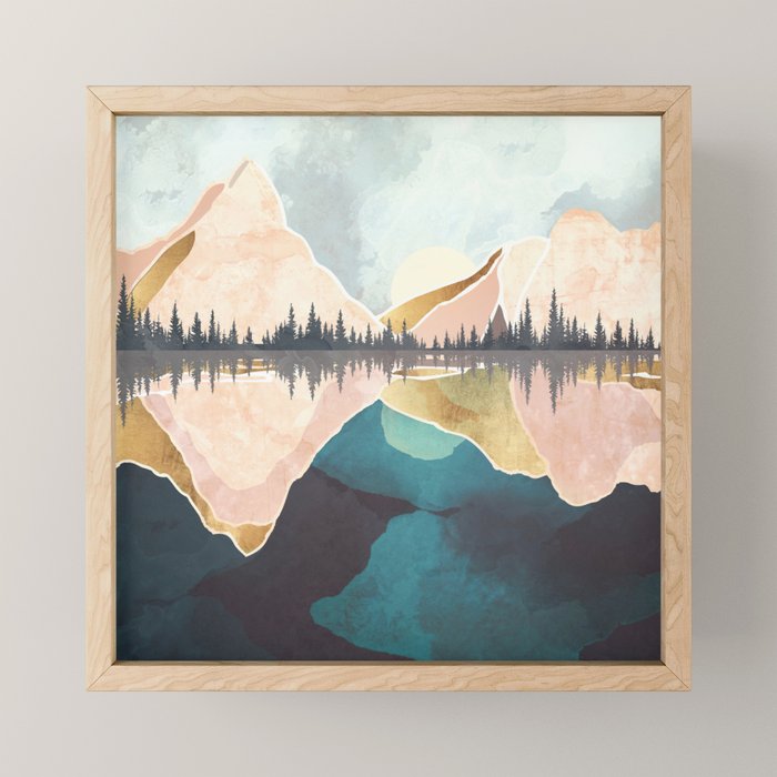 Summer Reflection Mini Art Print Gallery Image 1