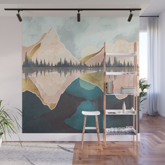 Summer Reflection Wall Mural Gallery Image 1