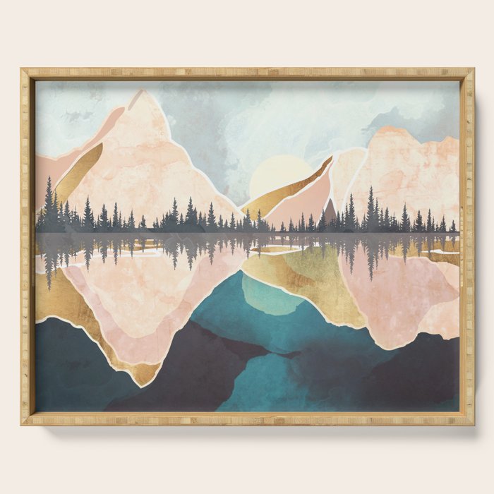 Summer Reflection Serving Tray Gallery Image 1