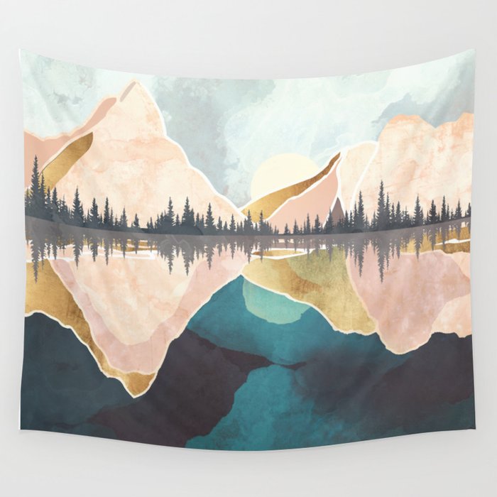 Summer Reflection Wall Tapestry Gallery Image 4