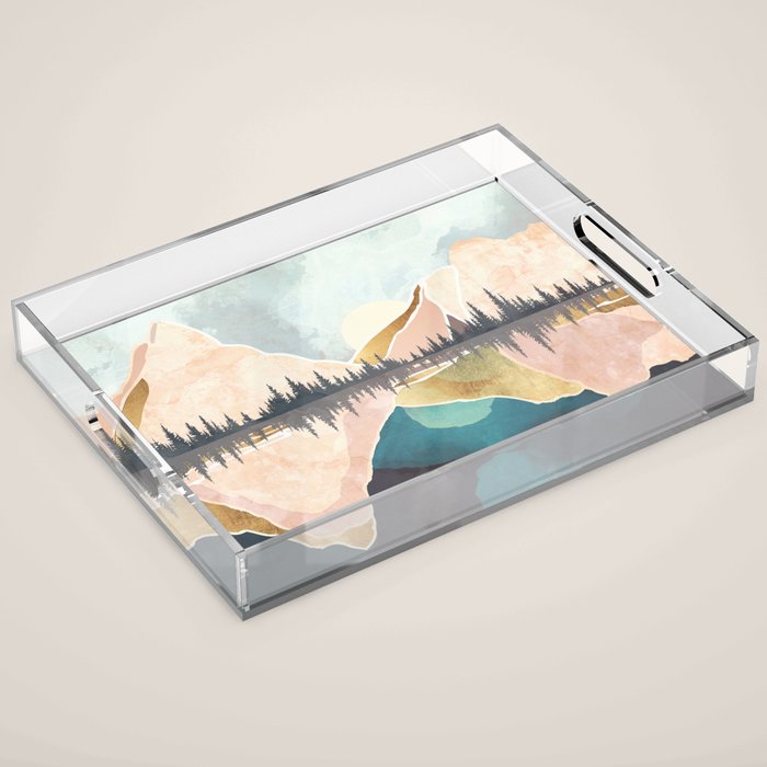 Summer Reflection Acrylic Tray Gallery Image 1