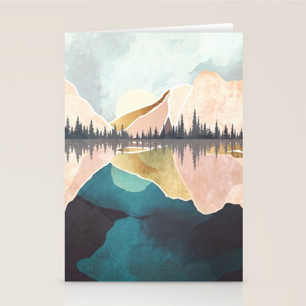 Summer Reflection Stationery Card Gallery Image 1