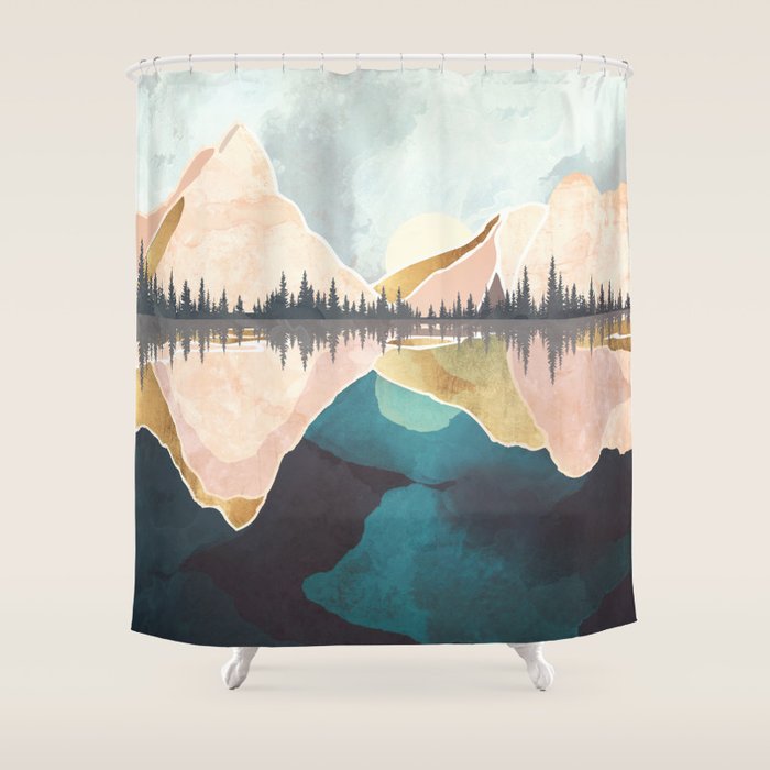 Summer Reflection Shower Curtain Gallery Image 1