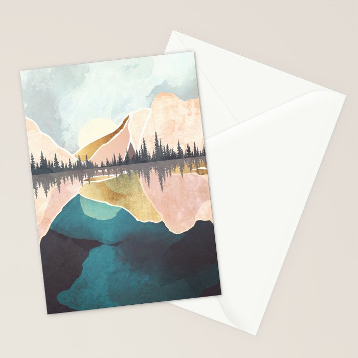 Summer Reflection Stationery Card Gallery Image 2
