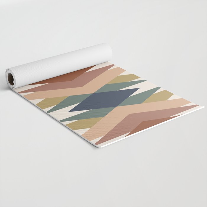 Bold Geometric Triangles IX Yoga Mat Gallery Image 2