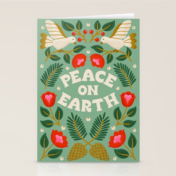 Peace on Earth Stationery Card Gallery Image 1