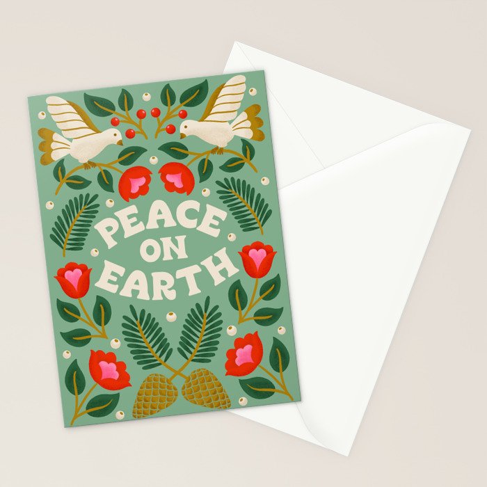 Peace on Earth Stationery Card Gallery Image 2