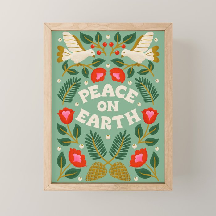 Peace on Earth Mini Art Print Gallery Image 1