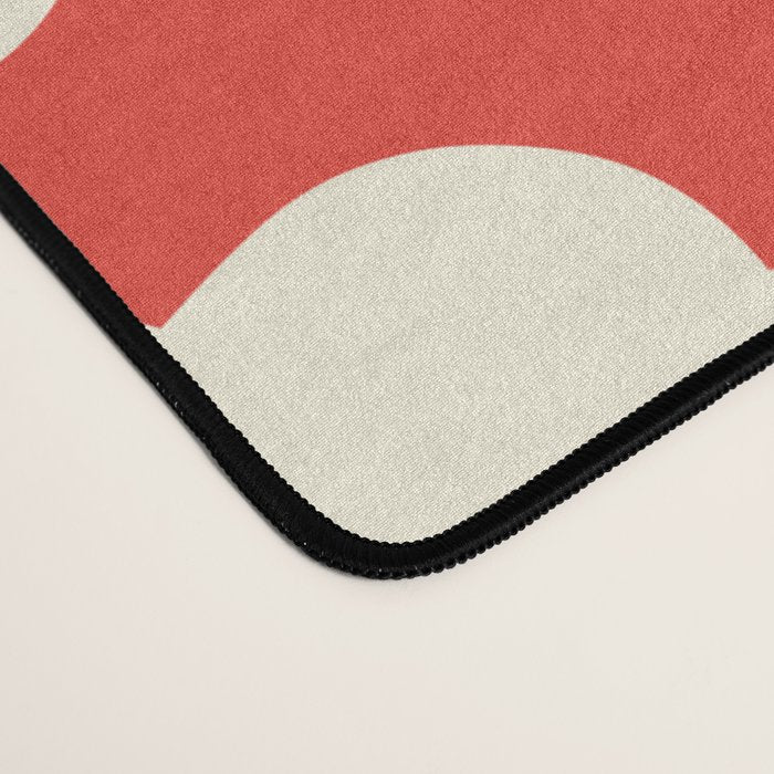 Pink, Red and White Flower Desk Mat Gallery Image 4