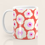 Pink, Red and White Flower Coffee Mug Gallery Image 3