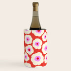 Pink, Red and White Flower Wine Chiller Gallery Image 3