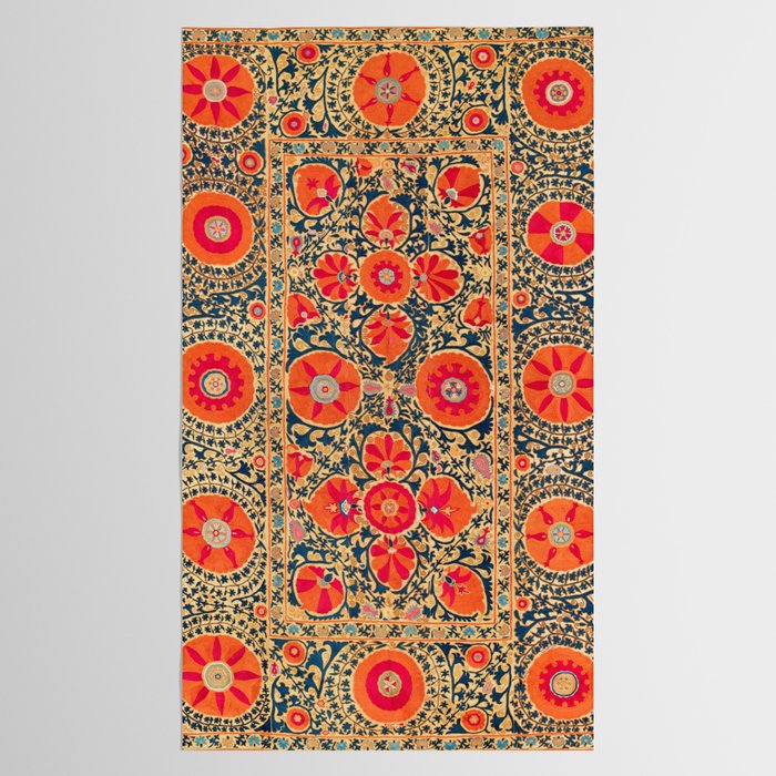Kermina Suzani Uzbekistan Print Tablecloth Gallery Image 2