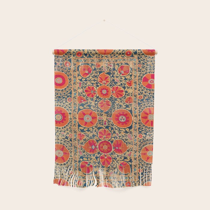 Kermina Suzani Uzbekistan Print Wall Hanging Gallery Image 1