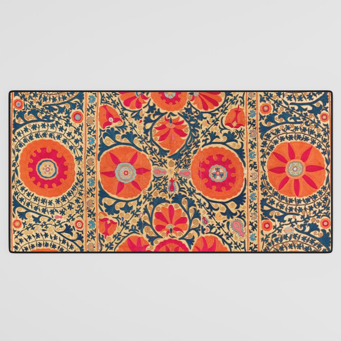 Kermina Suzani Uzbekistan Print Desk Mat Gallery Image 3