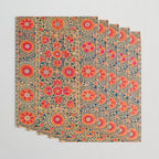 Kermina Suzani Uzbekistan Print Wrapping Paper Gallery Image 3