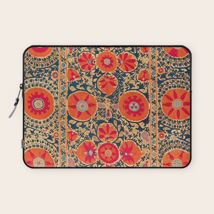 Kermina Suzani Uzbekistan Print Laptop Sleeve Gallery Image 1