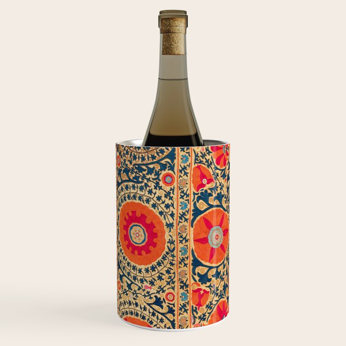 Kermina Suzani Uzbekistan Print Wine Chiller Gallery Image 2