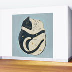 Cats In Love 4 Wall Mural Gallery Image 2