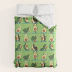 Avocado Yoga Duvet Cover Gallery Image 6