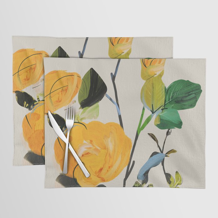 Yellow Flowers 2 Placemat Gallery Image 1
