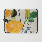 Yellow Flowers 2 Laptop Sleeve Gallery Image 1