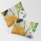 Yellow Flowers 2 Pillow Sham Gallery Image 3