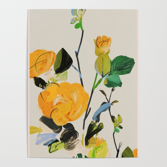 Yellow Flowers 2 Poster Gallery Image 1